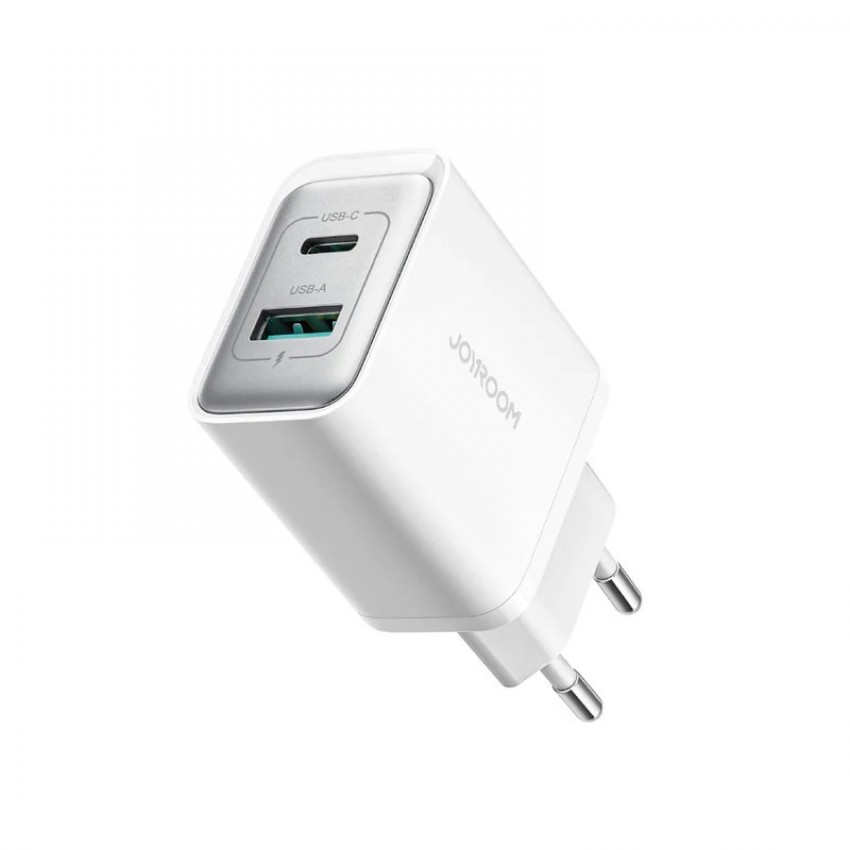 Laadija Joyroom JR-TCF15 USB-C/USB-A 30W valge