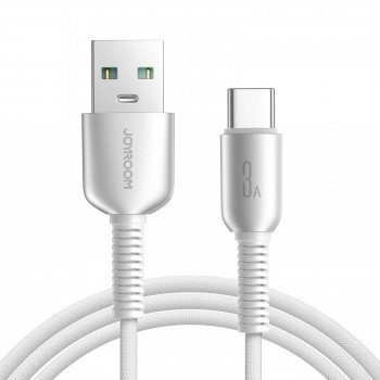 USB kabelis Joyroom S-A51 USB-A to USB-C 3A 1.2m gaiši pelēks