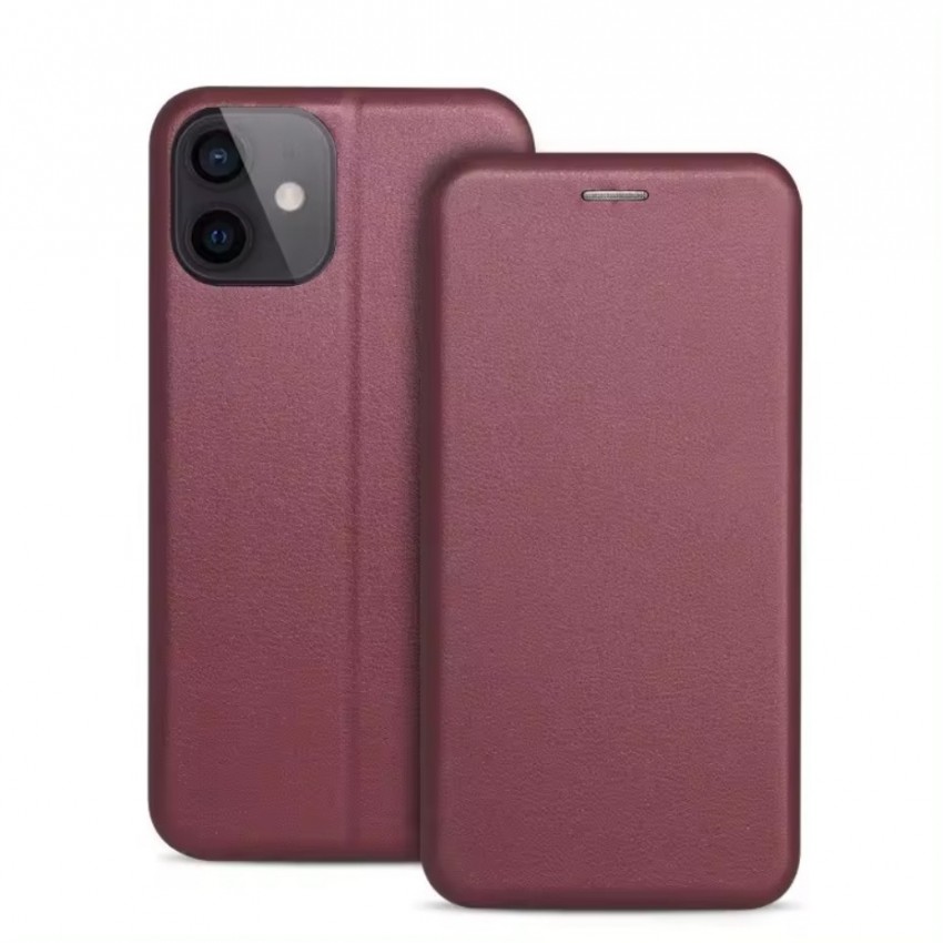 Maciņš Book Elegance Xiaomi Redmi 14C/Redmi A4/Poco C75 bordo