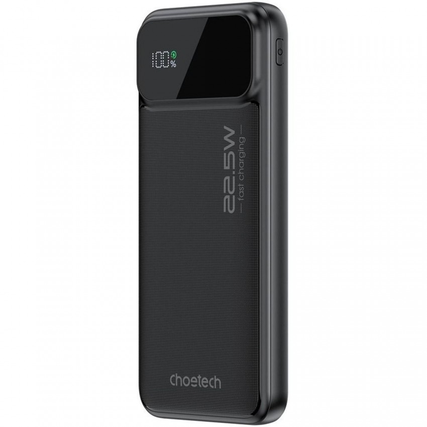 Arejais-akumulators Power Bank Choetech B728 22.5W 10000mAh melns