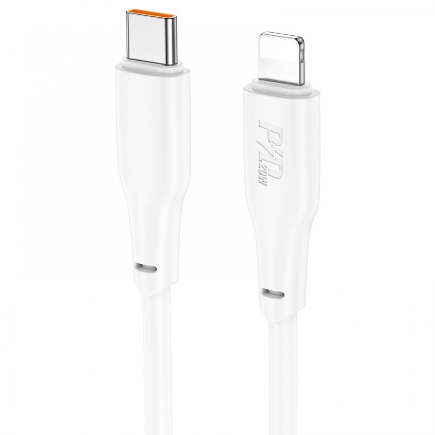 USB kabelis Hoco X93 PD20W USB-C to Lightning 2.0m balts