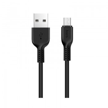 USB kabelis Hoco X20 USB-A to MicroUSB 2.0m melns