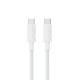 USB kabelis Acefast C18-03 60W USB-C to USB-C 1.2m balts