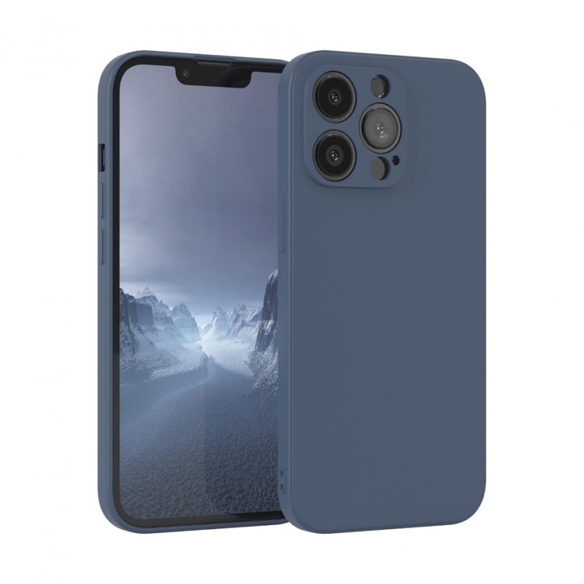 Maciņš Liquid Silicone 1.5mm Xiaomi Redmi Note 14 4G tumši zils