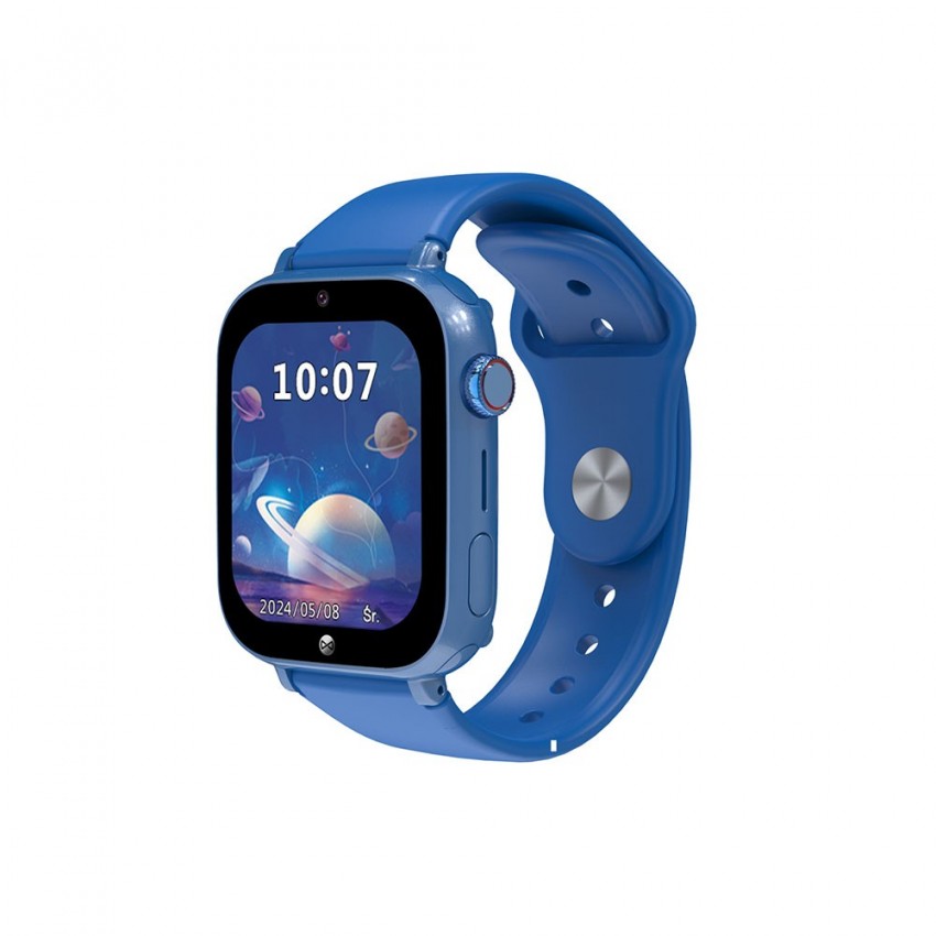 Viedais pulkstenis bērniem Forever Smartwatch GPS WiFi 4G Kids Look Me! 3 KW-520 zils