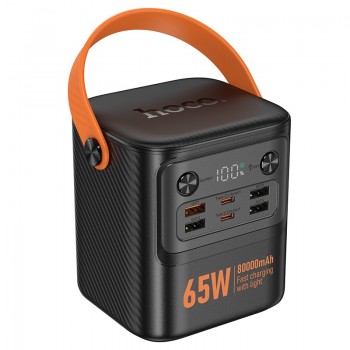 Arejais-akumulators Power Bank Hoco J152 Pro PD65W 80000mAh melna