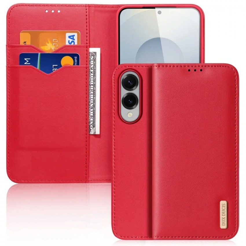 Maciņš Dux Ducis Hivo priekš Samsung S937 S25 Edge sarkans