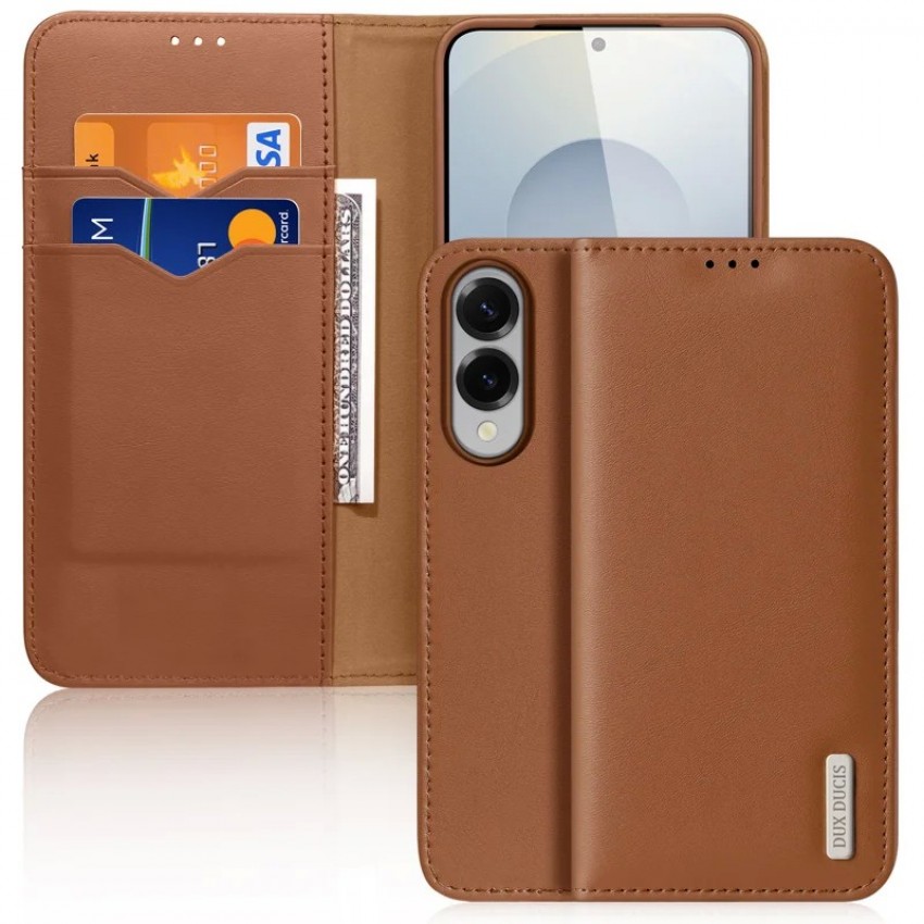 Telefoniümbris Dux Ducis Hivo Samsung S937 S25 Edge pruun