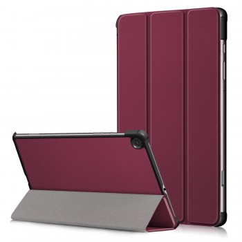 Maciņš Reach Smart Leather Lenovo Tab P12 12.7 TB370 bordo