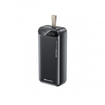 External battery Power Bank Awei PA-12 5V/3A 30000mAh black
