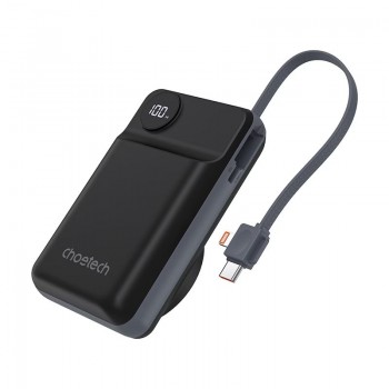 Arejais-akumulators Power Bank Choetech B696 15W Magsafe 20000mAh melns