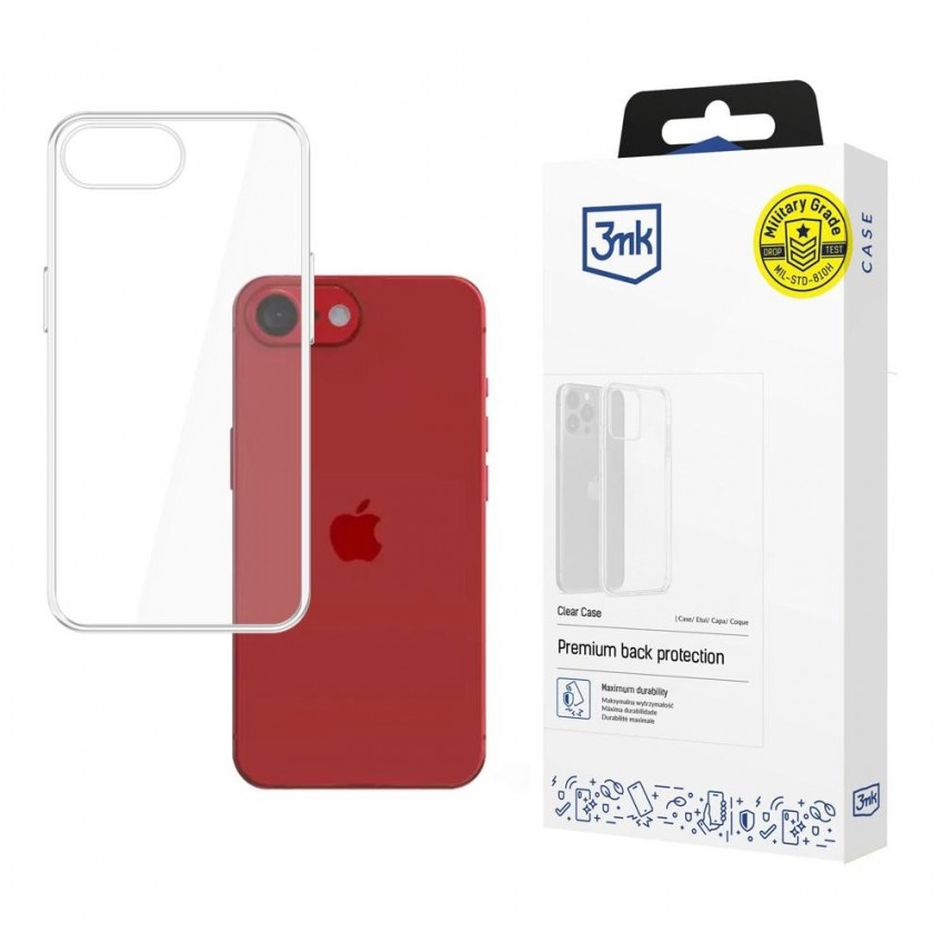 Telefoniümbris 3mk Clear Case 1,2mm Apple iPhone 16e