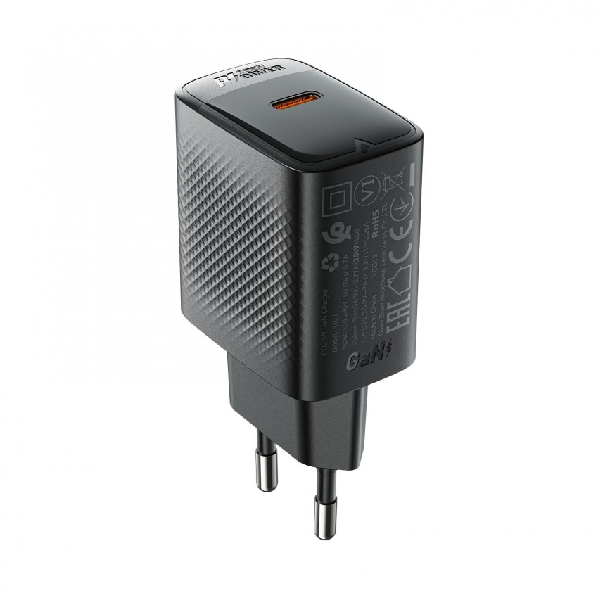 Laadija Acefast A104 25W GaN USB-C must