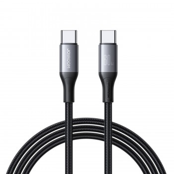 USB kabelis Joyroom S-A28 USB-C to USB-C 60W 1.0m melns