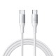 USB kabelis Joyroom S-A28 USB-C to USB-C 60W 1.0m balts