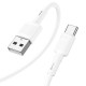 USB kabelis Hoco X83 PD20W Type-C to Lightning 1.0m balts