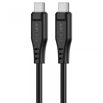 USB kabelis Acefast C3-03 60W USB-C to USB-C 1.2m melns