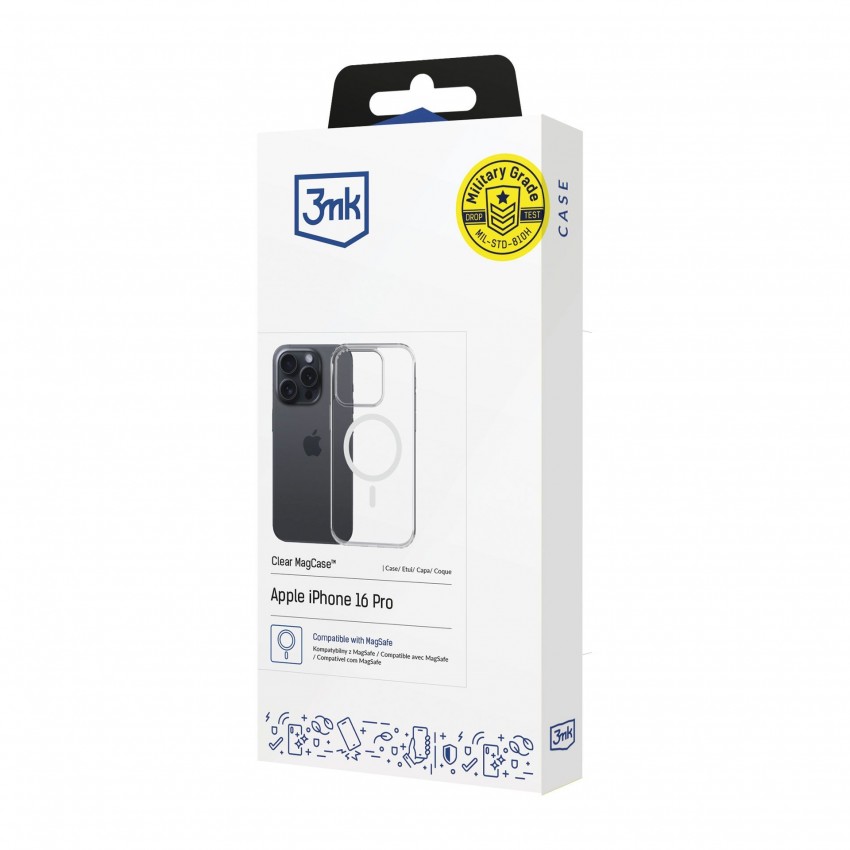 Maciņš 3mk Clear MagCase Apple iPhone 17 Pro