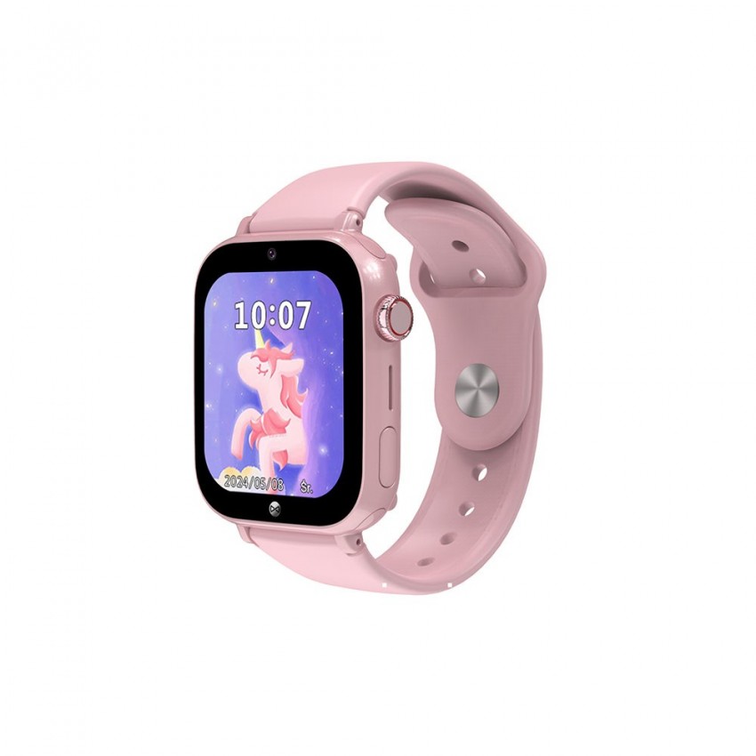 Viedais pulkstenis bērniem Forever Smartwatch GPS WiFi 4G Kids Look Me! 3 KW-520 rozā