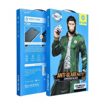 LCD aizsargstikls 5D Mr. Monkey Glass (Strong Matte) Apple iPhone 12 Pro Max melns