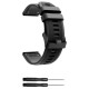 Siksniņa Garmin Fenix 5 melnā krāsā