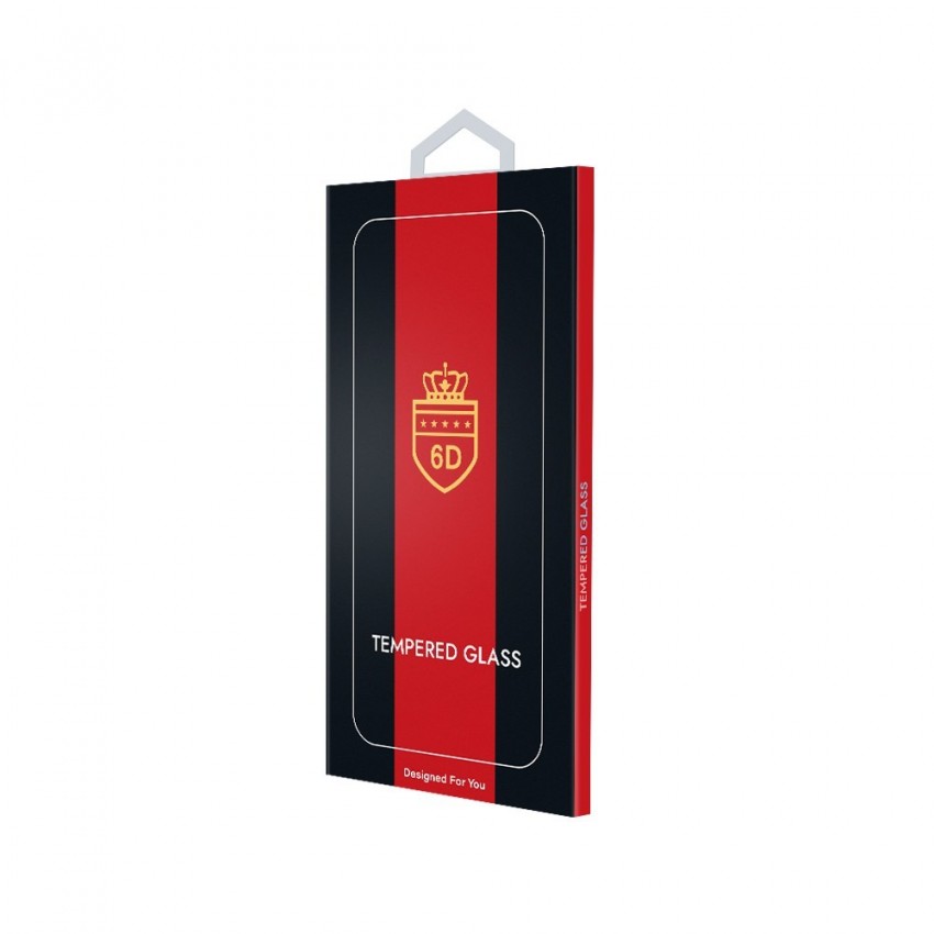 LCD aizsargstikls 6D Apple iPhone 13/13 Pro/14/16e melns