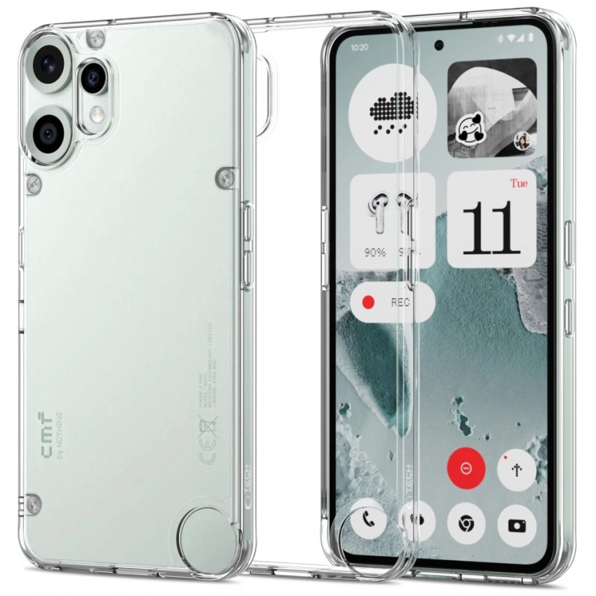 Maciņš Tech-Protect Flexair Hybrid Nothing CMF Phone 2 Pro caurspīdīgs
