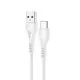 USB kabelis Hoco X37 Cool Power Type-C 1.0m balts