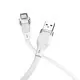 USB kabelis Hoco U72 Type-C 1.2m silikons balts