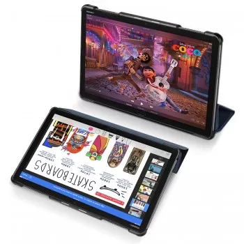 Maciņš Dux Ducis Domo Samsung T220/T225 Tab A7 Lite 8.7 2021 tumši zils