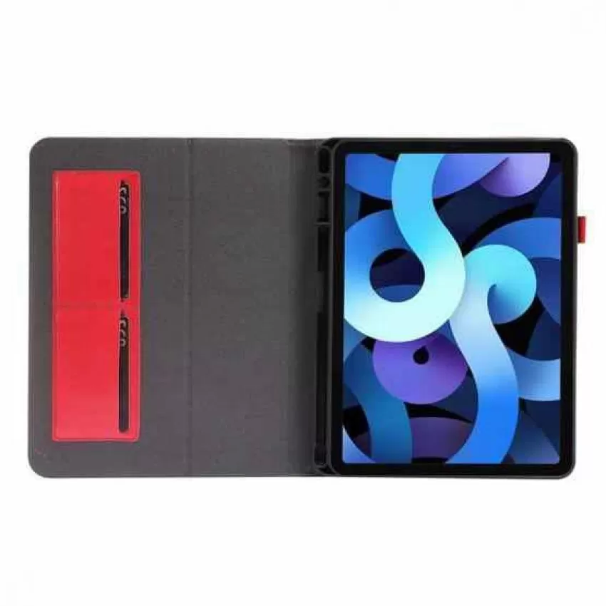 Maciņš Folding Leather Lenovo Tab M10 Plus 10.3 X606 sarkans