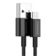 USB cabelis Baseus Superior no USB uz microUSB 2A 2.0m melns CAMYS-A01
