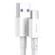 USB kabelis Baseus Superior no USB uz Type-C 66W 1.0m balts CATYS-02