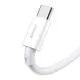 USB kabelis Baseus Superior no USB uz Type-C 66W 1.0m balts CATYS-02