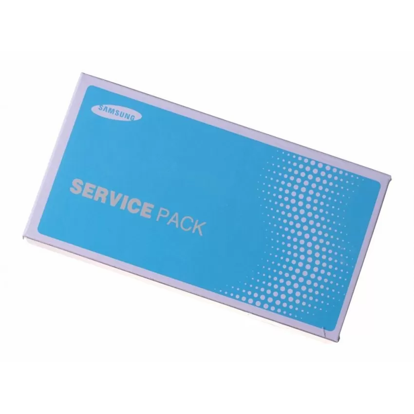 Displejs Samsung A025 A02s 5G ar skārienjūtīgo paneli ar rami oriģināls Black (service pack)