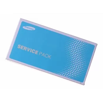 Displejs Samsung A226 A22 5G ar skārienjūtīgo paneli ar rami oriģināls Black (service pack)