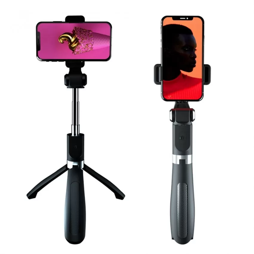 Pašbildes nūja XO SS08 Tripod Bluetooth melna