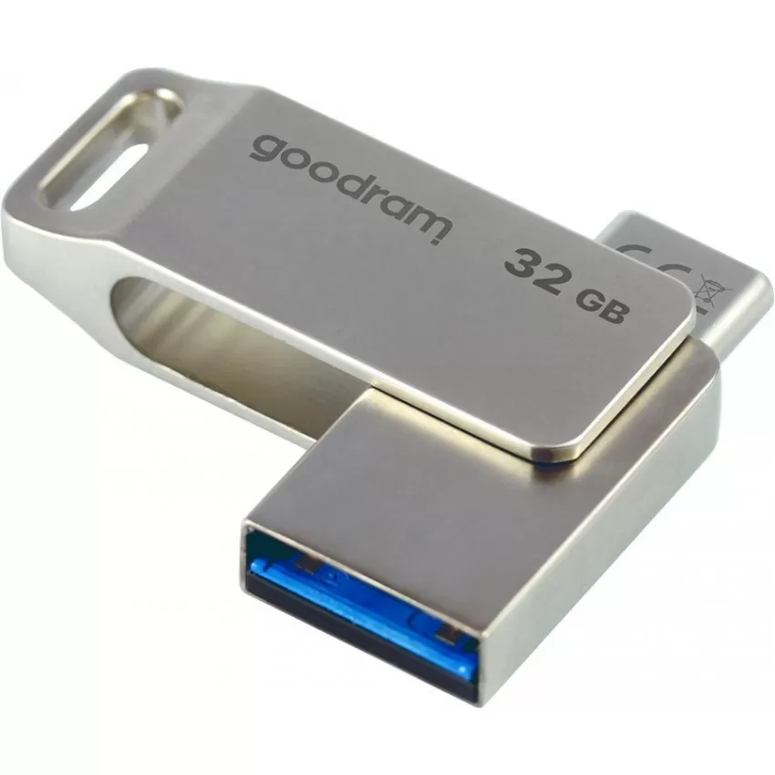 USB zibatmiņa Goodram ODA3 32GB OTG USB 3.0 + Type-C