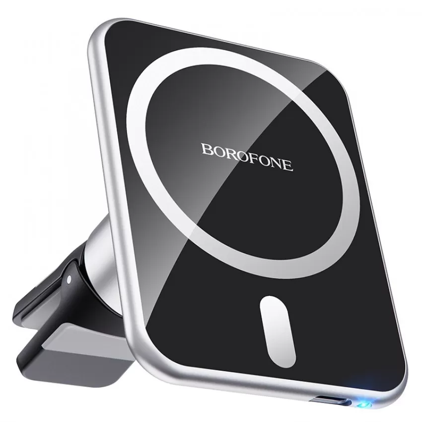Laadija-hoidja auto Borofone BH43 Xperience Magsafe 15W must, magnetiline