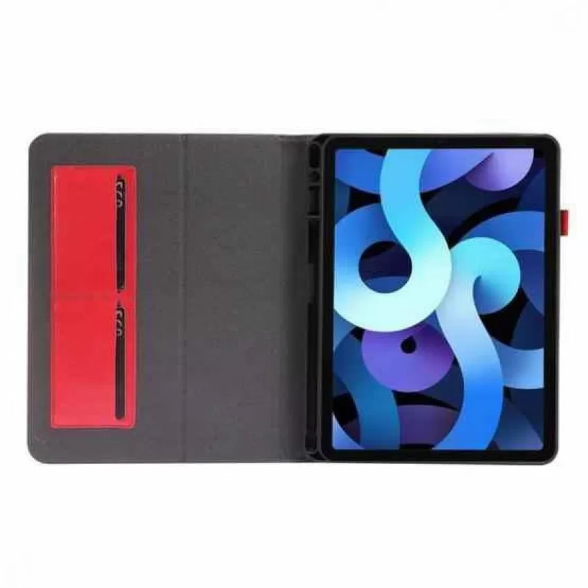Maciņš Folding Leather Samsung X200/X205 Tab A8 10.5 2021 sarkans