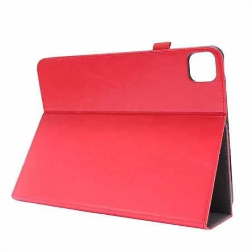 Maciņš Folding Leather Samsung X200/X205 Tab A8 10.5 2021 sarkans