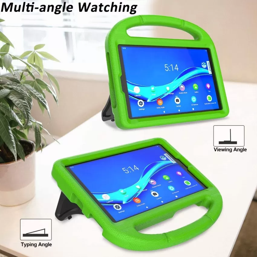 Maciņš Shockproof Kids Samsung X200/X205 Tab A8 10.5 2021 zaļa