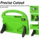 Maciņš Shockproof Kids Samsung X200/X205 Tab A8 10.5 2021 zaļa