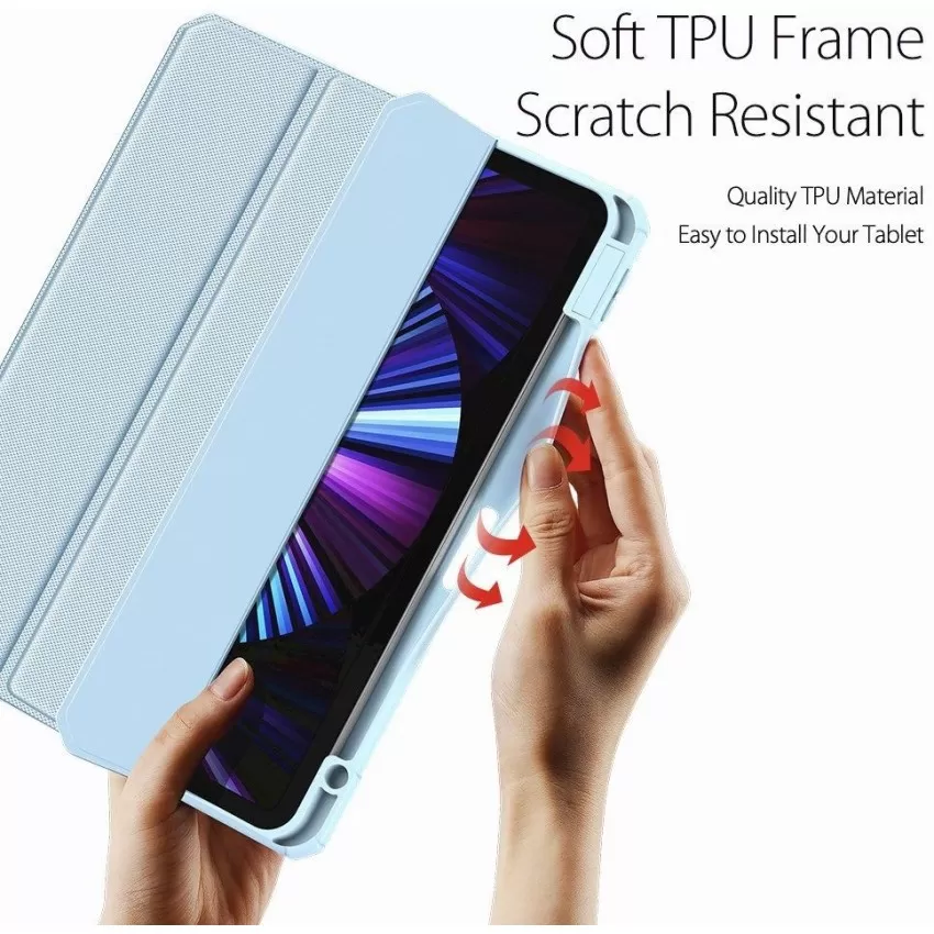 Maciņš Dux Ducis Toby Apple iPad 9.7 2017/iPad 9.7 2018 zils