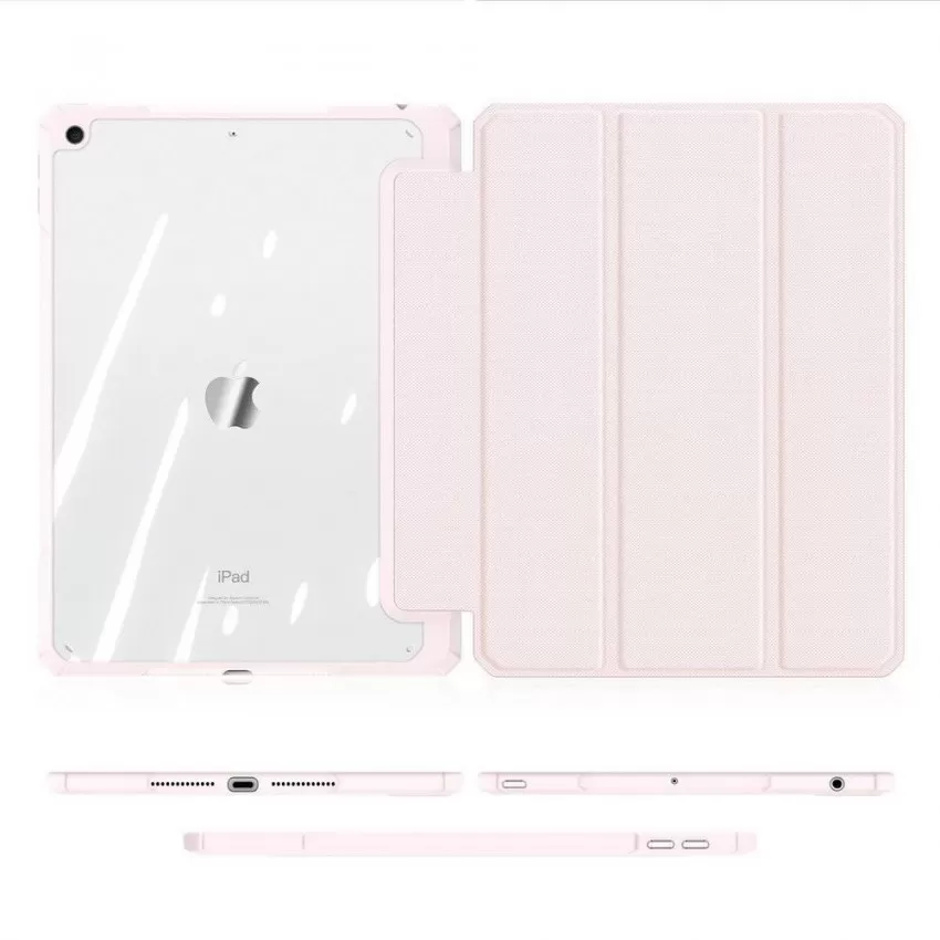 Maciņš Dux Ducis Toby Samsung X800/X806 Tab S8 Plus/T730/T736B Tab S7 FE 2021/ T970/T976B TAB S7 Plus 12.4 rozā