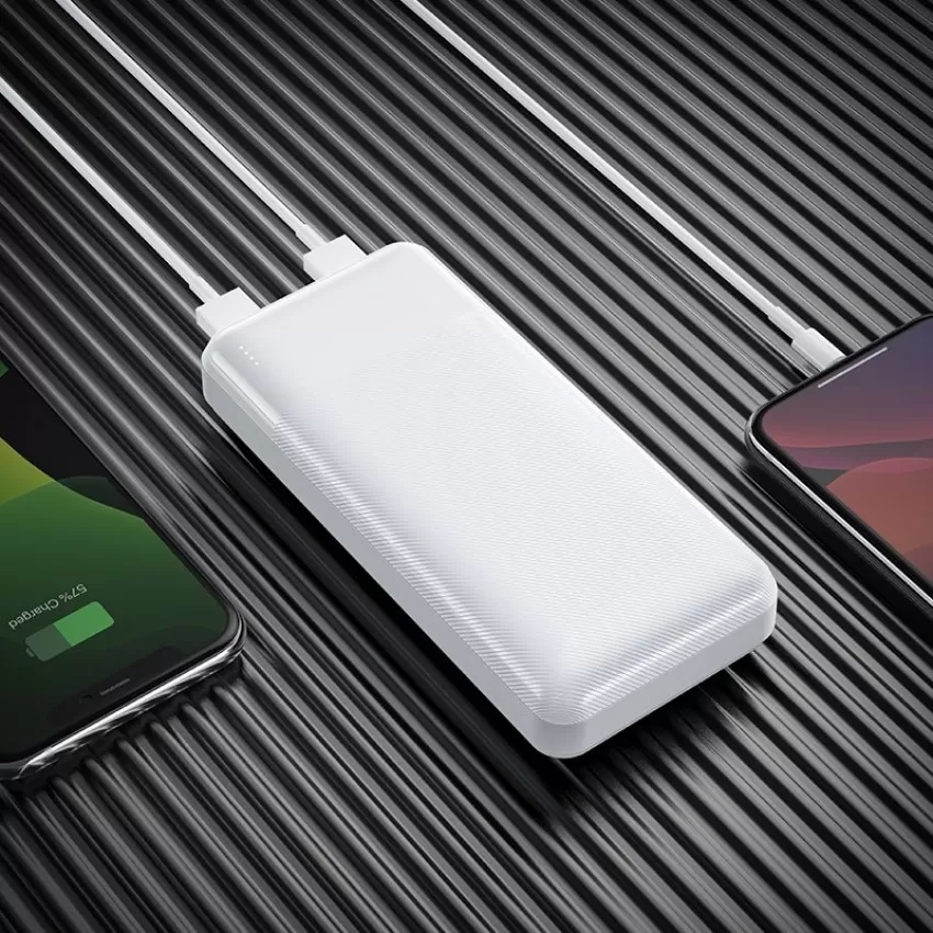 Arejais-akumulators Power Bank Hoco J72A 20000mAh balts