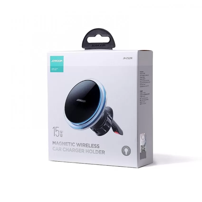 Laadija-hoidja auto Joyroom JR-ZS291 15W MagSafe must, magnetiline