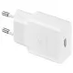 Laadija Samsung EP-T1510XWEGEU 15W + kaabel Type-C 1m valge