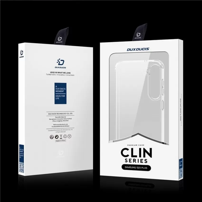Maciņš Dux Ducis Clin Samsung S916 S23 Plus 5G caurspīdīgs