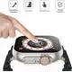 LCD kaitsev karastatud klaas/ümbris 360 degree cover Apple Watch 44mm läbipaistev